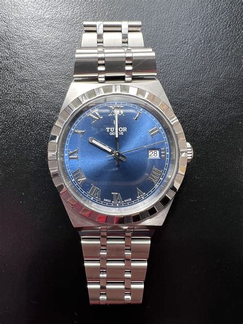 tudor royal 38 blue|tudor royal vintage watch.